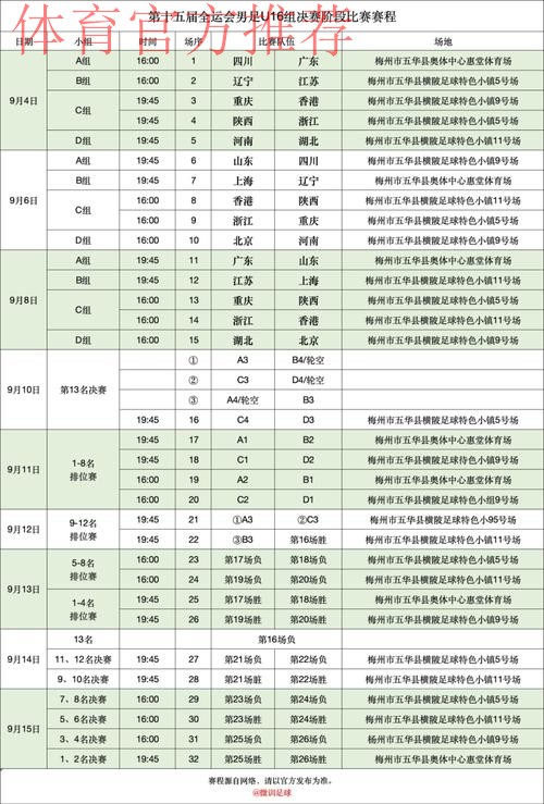 全运会U16男足决赛阶段比赛引入VAR技术  职业联赛裁判团队护航赛事公平